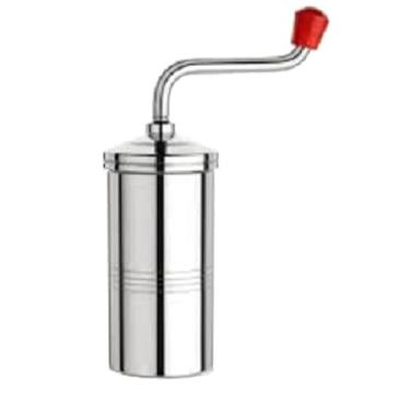 Imagem de Sahishnu Online & Marketing Aço Inoxidável Sev Sancha Maker, Murkul Maker, Manual Massa Maker, Shev Maker, Gathiya Murukulu Janthikulu Maker Machine com 6 Diferentes Aço Jali