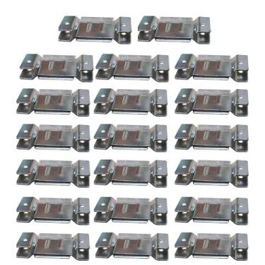 Imagem de 20 Pares de Conector de Encaixe para Móveis Sofá Cabeceira Painel Zinc