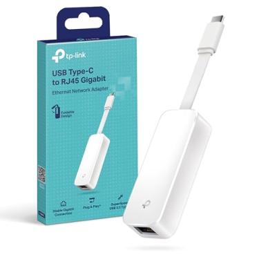 Imagem de Adaptador de Rede TP-Link UE300C USB 3.0 tipo C para Ethernet Gigabit, Branco