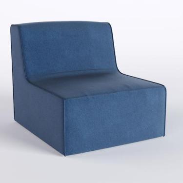 Imagem de Poltrona Decorativa Macia Core - RS Estofados Ltda, Azul