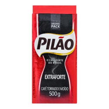 Imagem de Café Torrado e Moído Extraforte Vácuo PILÃO 500g