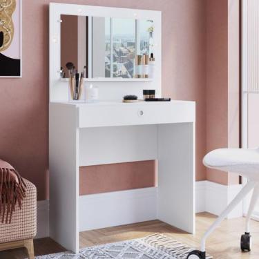 Imagem de Penteadeira 1 Gaveta com Iluminação LED Star - Art in Móveis