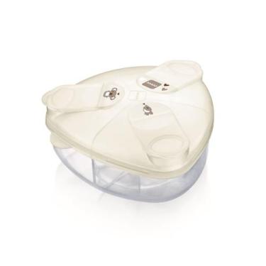 Imagem de Porta Leite em Pó Dosador Milk Powder 3 divisões MAM Neutro