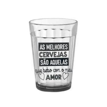 Imagem de Conjuto kit 10 Copos Americano Personalizado 190 ml de Vidro para Bare