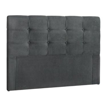 Imagem de Cabeceira Painel De Casal Super King 195cm Para Cama Box Clean Suede C