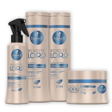 Imagem de Kit Haskell Bendito L. reconstruir o cabelo descolorido 300