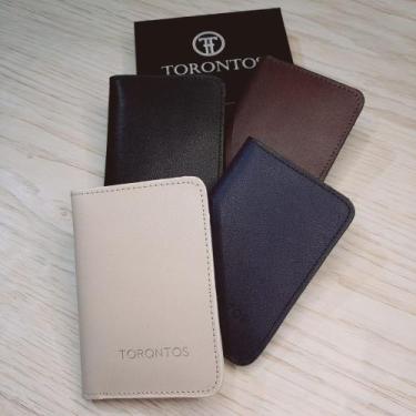 Imagem de carteira em couro porta rg toronto, Azul