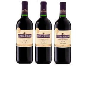 Imagem de Kit Vinho Quinta Do Morgado Tinto Seco 750ml 3 unidades