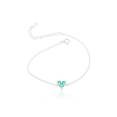 Imagem de Pulseira Minimalista Três pontos de Luz Prata 925 - Atraktiva Joias, V