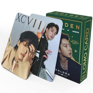 Imagem de KPOPBP Álbum Dourado Cartões de Fotos Primeiro Álbum Solo Cartões de Fotos Kpop Lomo Conjunto de Cartões Presente Merch para Meninos e Meninas