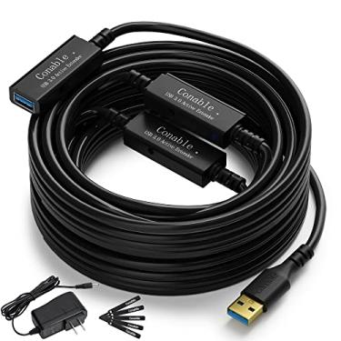 Imagem de Conable Cabo de Extensão Ativo Usb 3.0 de 75 Pés, Cabo Extensor Usb Longo Tipo A Macho para Fêmea, Chips Inteligentes de Reforço de Sinal de 3 Integrados, Transferência de 5 Gbps, Cabo de Extensão Usb