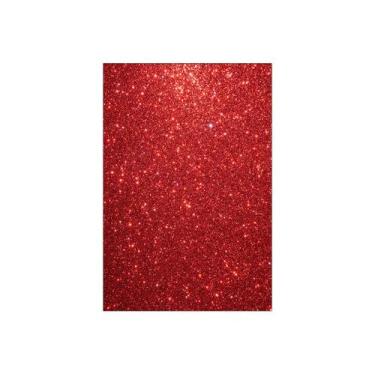 Imagem de Painel De Festa Vertical 1,50 x 2,20 - Efeito Glitter Vermelho Realist
