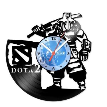 Imagem de Relógio De Parede Disco Vinil Jogos e Games - Game Dota 2 - VJG-073 - 