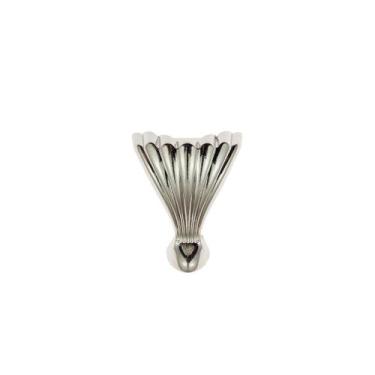 Imagem de Kit 4 Pezinho Metal Concha Grande Decoração Sereia Caixas Mdf Bandeja 