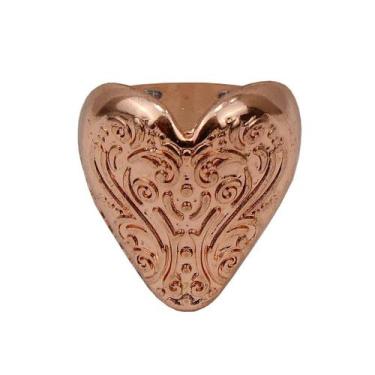 Imagem de Pezinho Metal Coração Pequeno 4 Peças Decoração Artesanato - Metallica