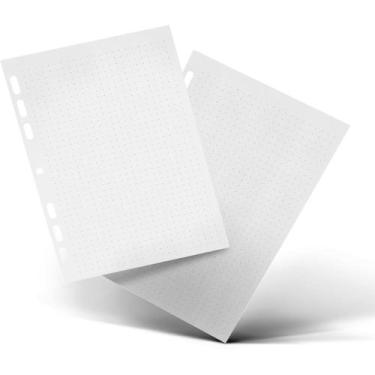 Imagem de Refil Fichário Pontilhado Ultra - Tamanho Colegial - Ótima - OTIMA