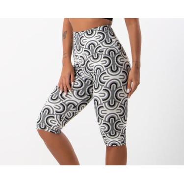 Imagem de Bermudão estampado Bermuda Feminina Fitness Academia Suplex - blees, E