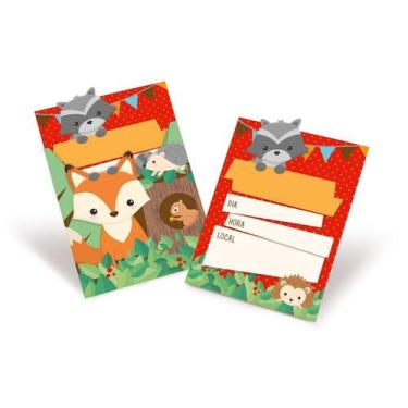 Imagem de Convite Festa Bosque - 8 unidades - Cromus - Rizzo