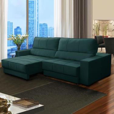 Imagem de Sofá Grande para Sala 300 Cm Retrátil Reclinável Mola Ensacada Orion V