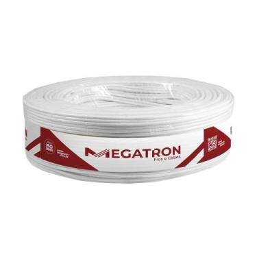 Imagem de Cordão Paralelo Megatron 2x2,5mmx100m Rolo 300V Branco
