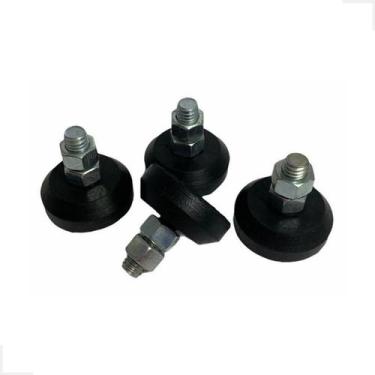 Imagem de 8 pé nivelador borracha 4cm e parafuso 3/8 polegada - VABADUS