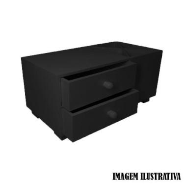 Imagem de Caixa para Pincel com Duas Gavetas 32,5x13x15,5 Mdf Madeira Pintado - 
