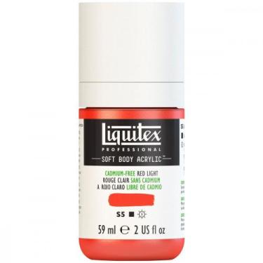 Imagem de Tinta Acrílica Liquitex Soft Body 59ml S5 893 Cadmium Free Red Light