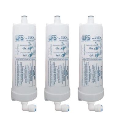 Imagem de Kit 3 Filtro Refil Compatível Purificador Europa Noblesse - WFS
