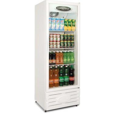 Imagem de Expositor Refrigerado Conservex ERV 400 Litros Branco, 110V