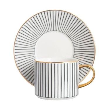 Imagem de Xícara de Chá Home Style Jazz, BRANCO