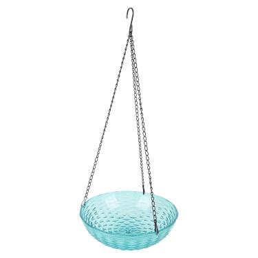 Imagem de Fonte Solar para Banho de Pássaros, Fonte de Borbulhador de Plástico Resistente para Pendurar Pássaros, Tigela Grande para Banho de Pássaros Com Fonte Solar, Adequada para Jardim