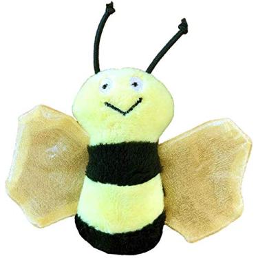 Imagem de Petsport Bumble Bee Catnip Brinquedo de gato enrugado, 4,5 polegadas