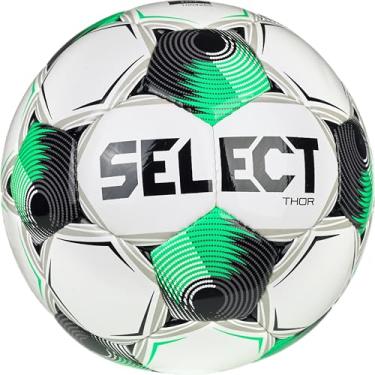 Imagem de SELECT Bola de futebol Thor, branco/verde/preto V25, tamanho 5