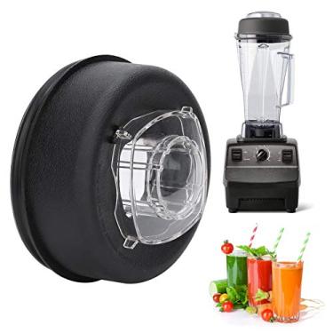 Imagem de Tampa de substituição do liquidificador, tampa do recipiente de espremedor, tampa superior do liquidificador com plugue, tampa de recipiente de plugue de policarbonato de borracha para copo de suco de