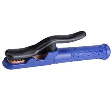 Imagem de Braçadeira de Eletrodo de Soldagem, Suporte de Eletrodo de Design Ergonômico de Cobre, Isolamento Antivazamento para Máquina de Solda (Latão)