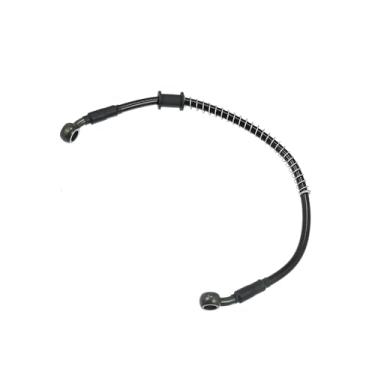 Imagem de Motoforti 40 cm, 40 cm, 10 mm, 28 graus, mangueiras de óleo de embreagem de freio trançado, linha de embreagem, tubo de gasolina, tubo de combustível preto para quadriciclo para bicicleta suja, longa
