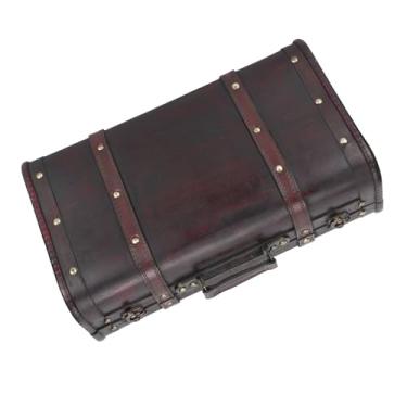 Imagem de Mala Vintage, Mala de Madeira Com Fivela, Estilo Antigo, Linda Madeira para Homens e Mulheres, Adereços de Fotografia, Caixa de Decoração de Estúdio Fotográfico