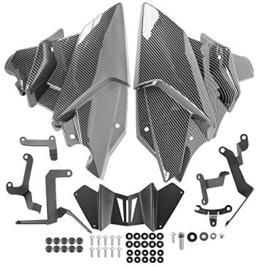 Imagem de Lorababer Protetor de Motor de Motocicleta, Protetor de Barriga, Spoiler, Carenagem Inferior, Serve para Mt09 Mt 09 Mt-09 Sp Tracer 9 / Gt 2021 2022 2023 2024 Abs, Kit de Painel de