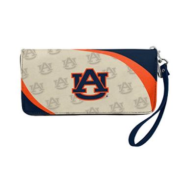 Imagem de Carteira organizadora com zíper curva NCAA, Team Color, 4” H x 8" W x 1” D