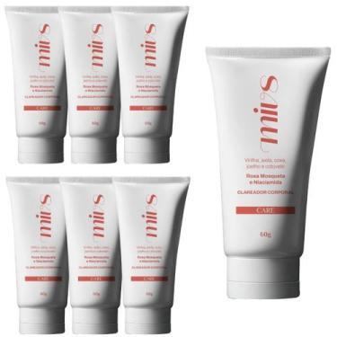 Imagem de Kit 7 Clareador Corporal Virilha Axila Coxa Cotovelo Mivs