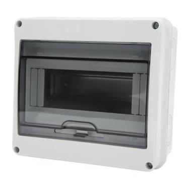 Imagem de Caixa de Disjuntor, Design de Encaixe, Tampa Articulada Transparente, Instalação de Trilho, Material ABS, IP65, Doméstico, Industrial, Comercial, etc., Adequado para Uma Ampla