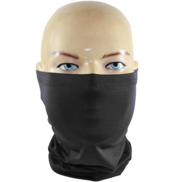 Imagem de Balaclava touca ninja bandana UV50+ - EX311, Preto Aberto