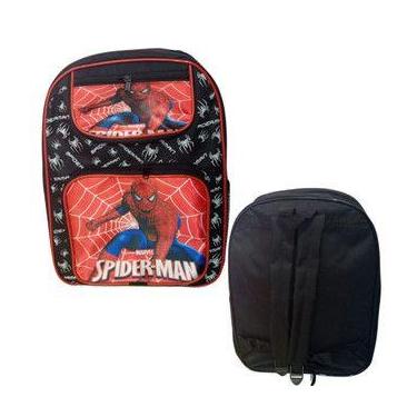 Imagem de Mochila Infantil Escolar Menino de Rodinha Bolsa Masculina Homem Aranh