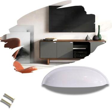 Imagem de Kit 6 Puxador Concha Colonial p/Gavetas e Armários Em Metal - Compras 