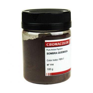 Imagem de Pigmento Artístico Cromacolor 100g 114 Sombra Queimada