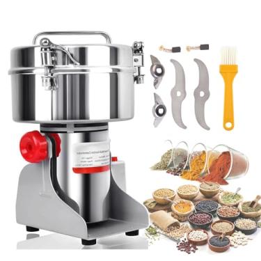Imagem de KKSOUFX Moinho de Grãos Moedor Elétrico, 800G-3000g Moedor de Grãos de Aço Inoxidável para Milho Seco Café Trigo Pimenta Sementes Alimentos Farinha Feijão