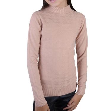 Imagem de Blusa Infantil Menina Pixe Love Tricot Bege - 810026-Feminino