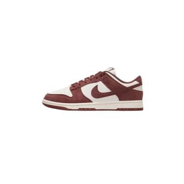 Imagem de Nike Tênis feminino Dunk Low, Fantasma/vela/branco/vermelho sépia, 9 Wide