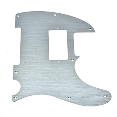 Imagem de Dopro 8 furos alumínio anodizado Tele Humbucker Pickguard Scratch Plate para FD Telecaster prata americano/mexicano