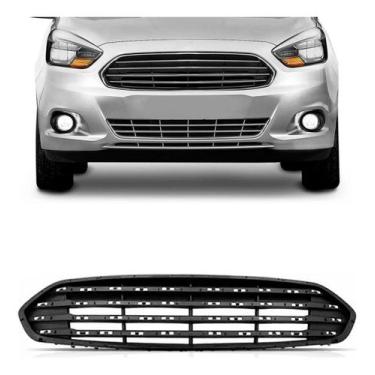 Imagem de Grade Radiador Ka 2019 A 2022 Preta C/ Furo S/ Friso - SP ACESSÓRIOS